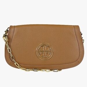 Tory Burch Tan Leather Shoulder Bag